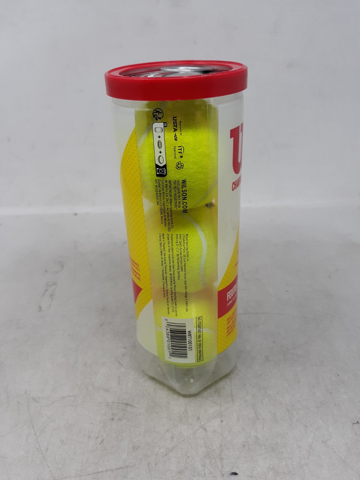 Wilson Tennis Balls 1 Can (3 balls) Championship Balls Extra Duty Felt