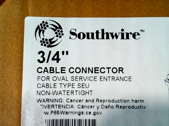 L-104 0.75 in. Box Connector- Box of 50