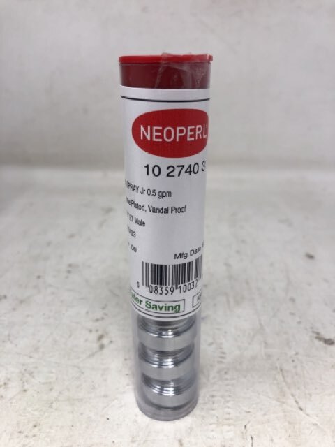 Spray Male Aerator 15/16 In.-27, 0.5 GPM, Vandal Proof, Chrome Plated