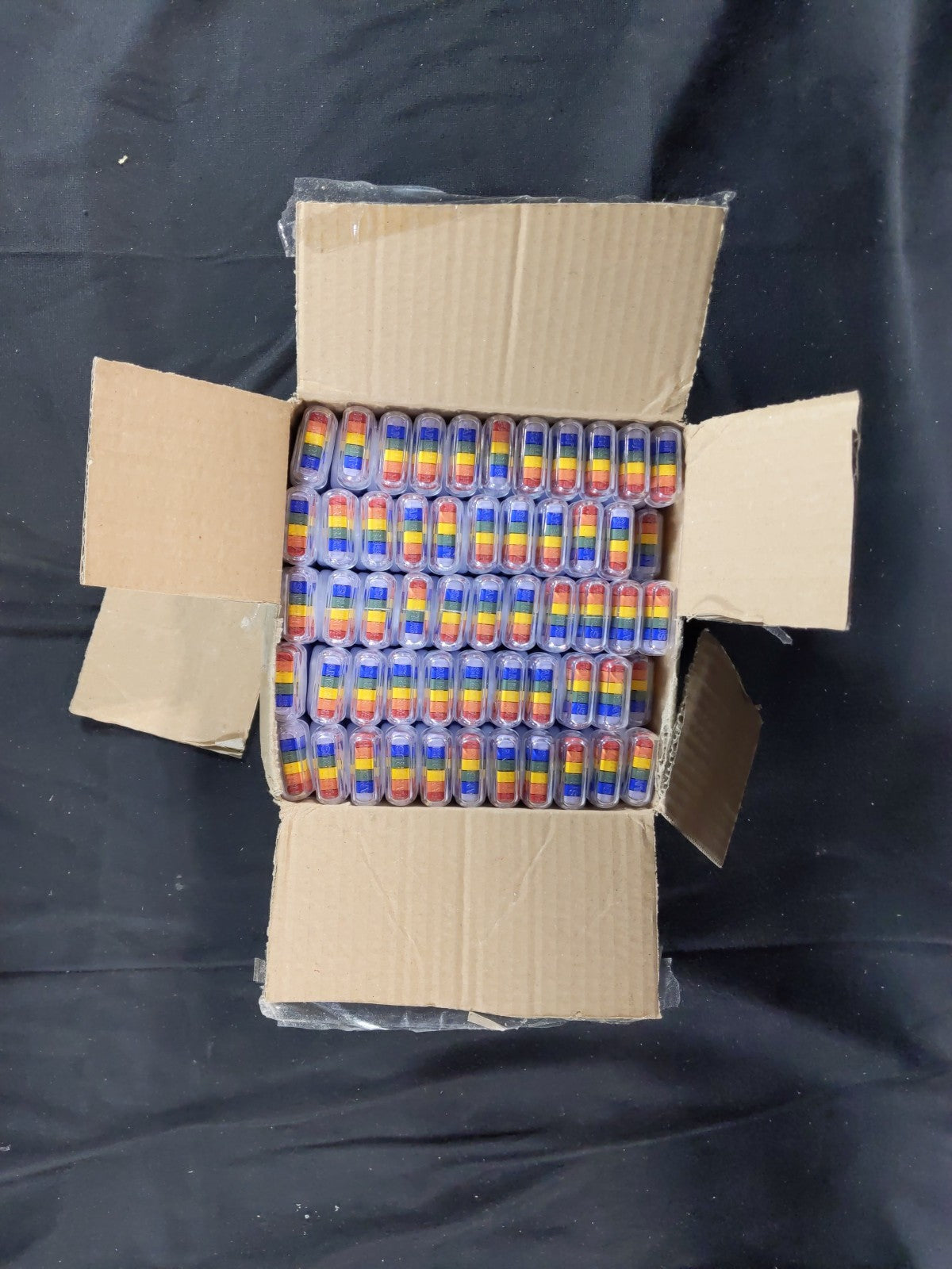 Fanbrush Rainbow Face Paint Gay Pride LGBT Festival Face Paint Makeup (QTY. 107)