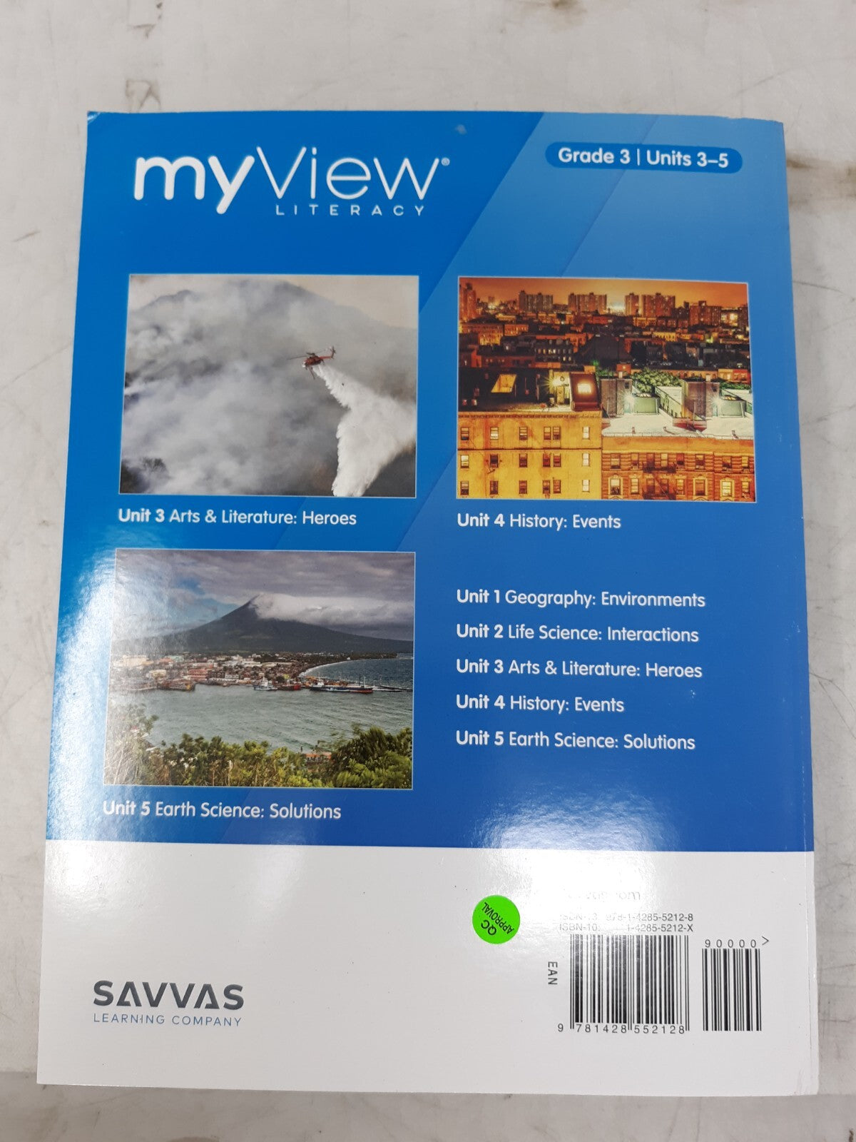 Savvas myView Literacy Grade 3 Units 3-5 Student Interactive Book