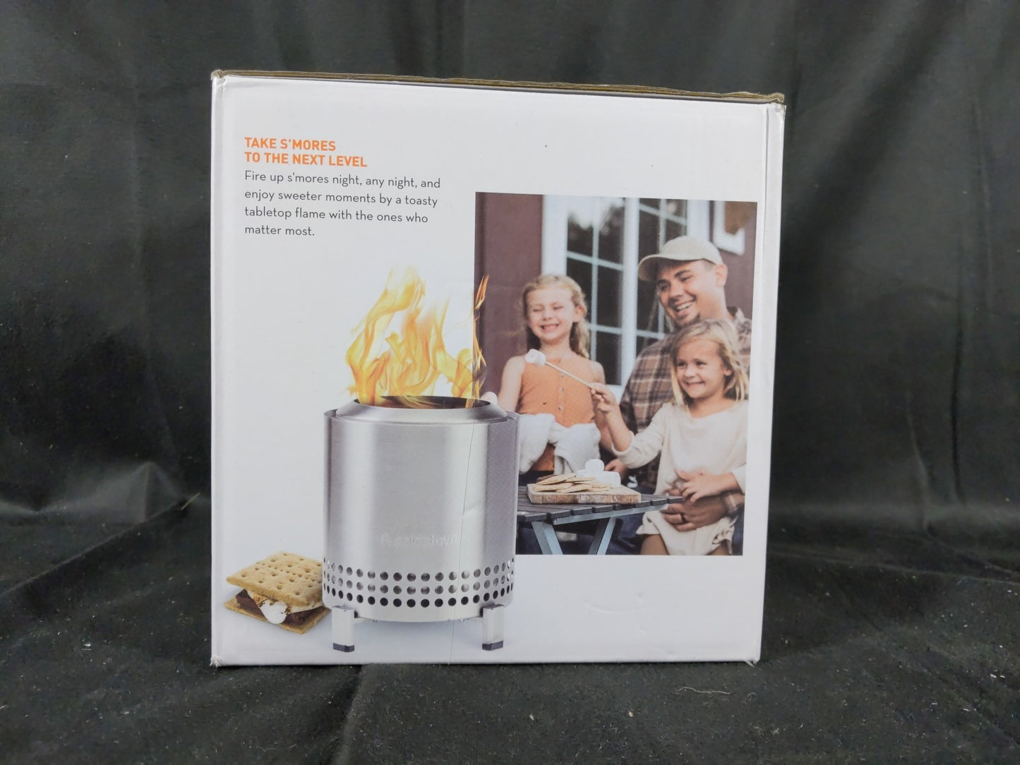 Solo Stove Mesa XL 7" Tabletop Fire Pit with Stand - Stainless Steel - NEW