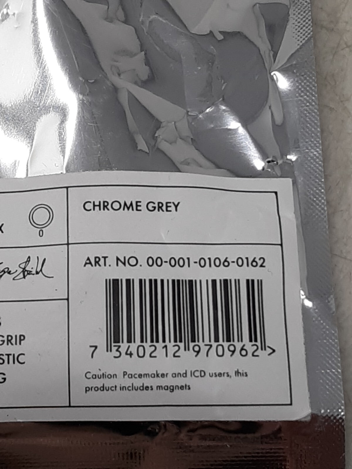 Nudient Bold Case for iPhone 14 Pro Max - Chrome Grey, MagSafe Compatible