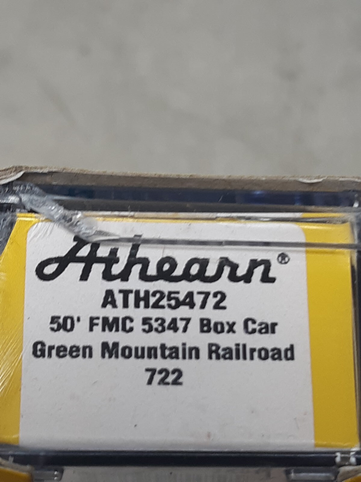 Athearn N 50' FMC 5347 Box GMRC #722 ATH25472 N Rolling Stock
