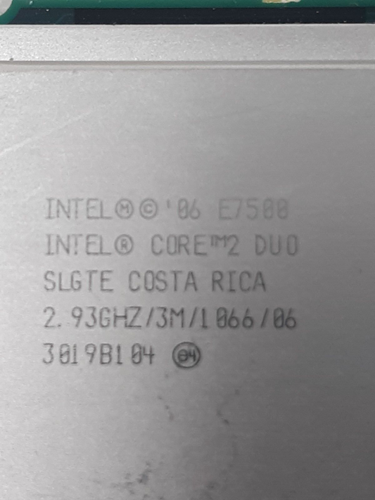 Lot of 5 Intel Core 2 Duo E7500 2.93GHz 3MB 1066Mhz CPU Processor