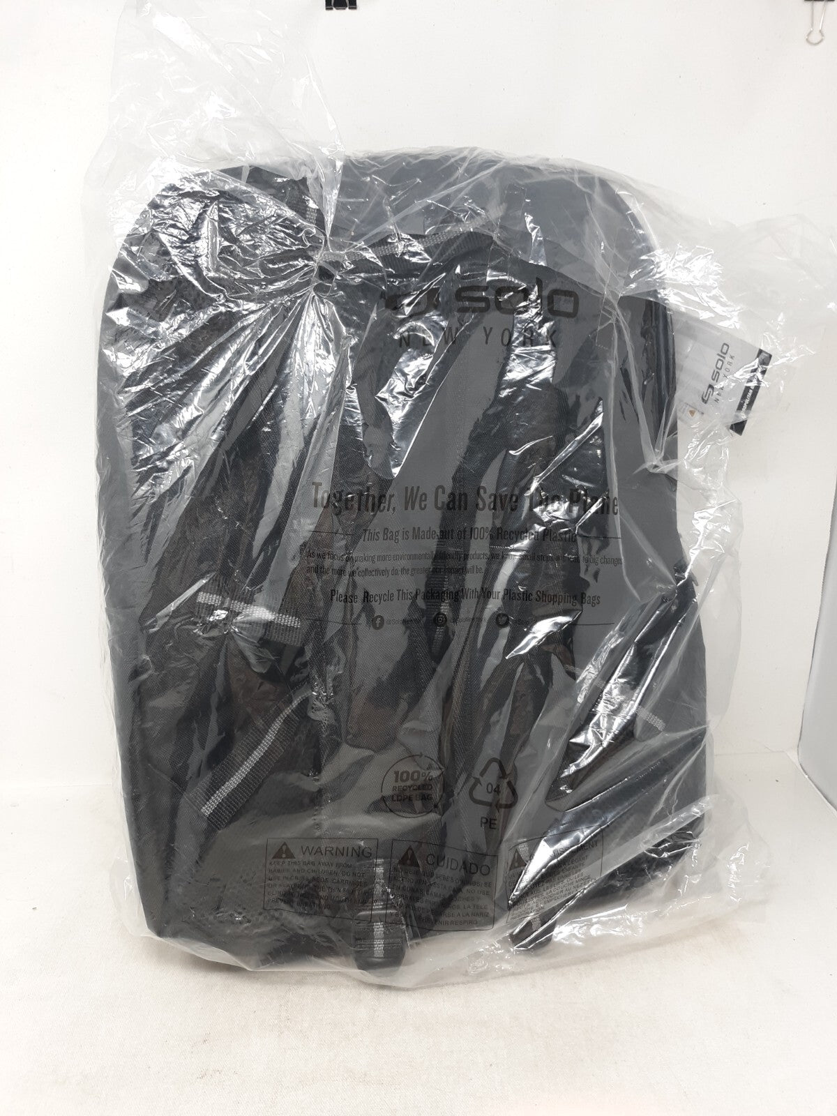 Solo Metropolitan 16 Inch Laptop Backpack With Removable Sleeve Black/grey
