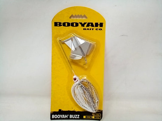 BOOYAH 3/8 Oz Buzz Pearl White & Snow White Shad Fishing Lure