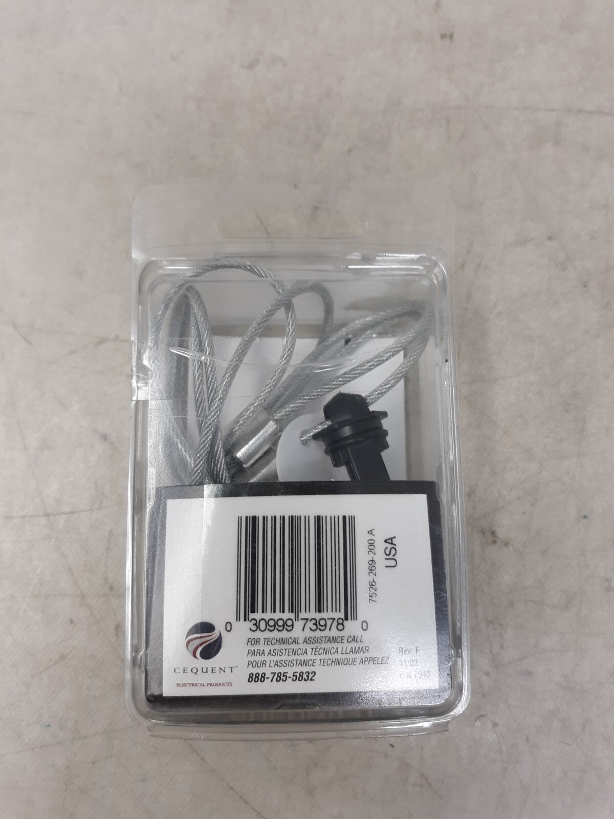 Tekonsha 2010 Breakaway Switch - Nylon w/ Weldable Tab