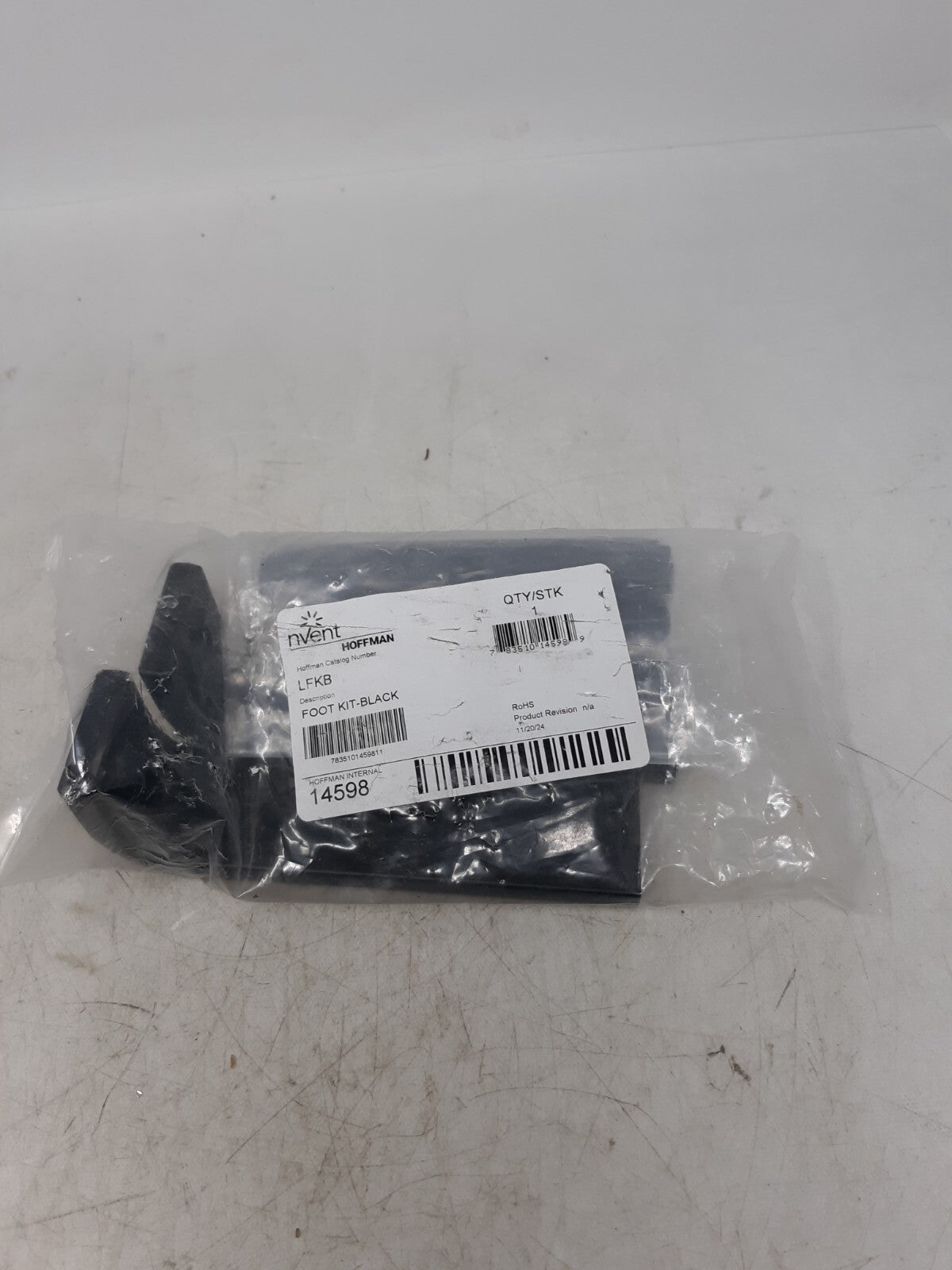 nVent Hoffman LFKB Black Foot Kit for Electrical Enclosures