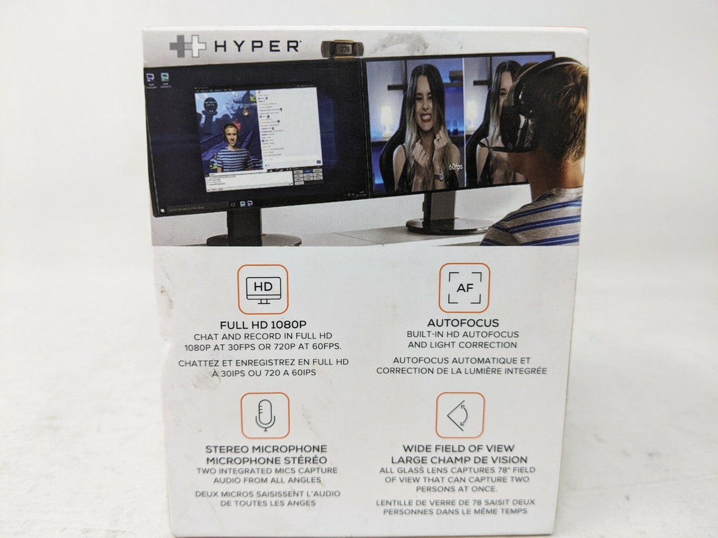 Hyper HyperCam HD Streaming Camera - GWCHD-201, Packaging Has Paint on it