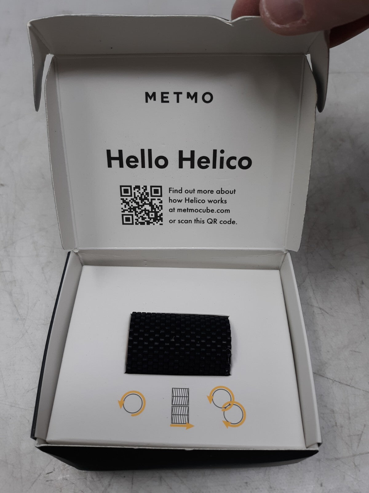 MetMo Helico Spur Precision Fidget Tool – Black – Limited Edition Gear Design
