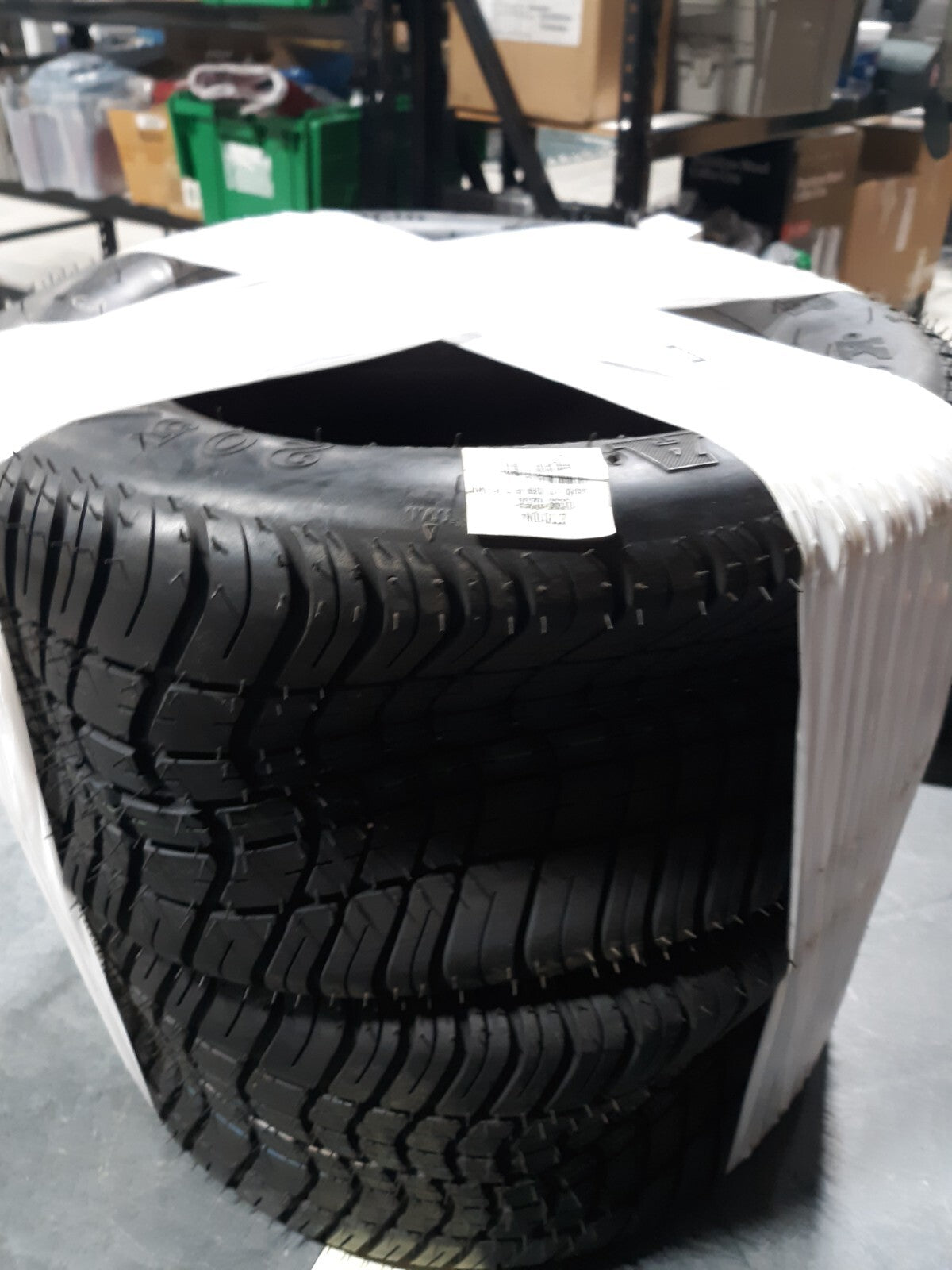Set of 2 Turf Tires 20x10.00-10 4PR Lawn & Garden Tractor Tires - Tubeless