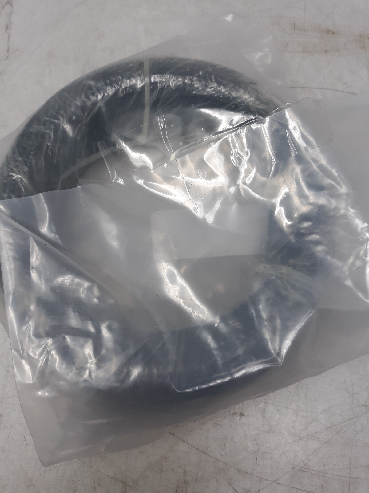 Muzata T316 1/8" Black Stainless Steel Wire Rope – 25 ft, 7x7 Strand, Marine Gr