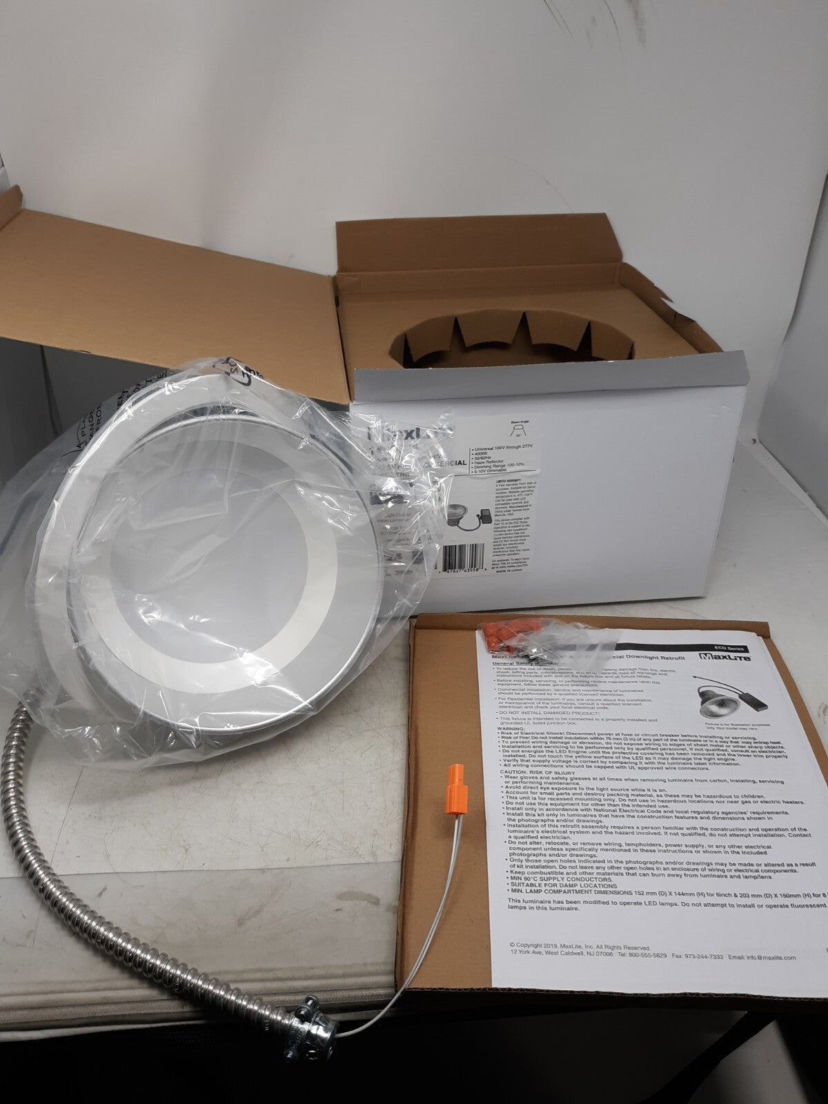 MaxLite 1408676 Commercial Fixture RRECO82440W/V2