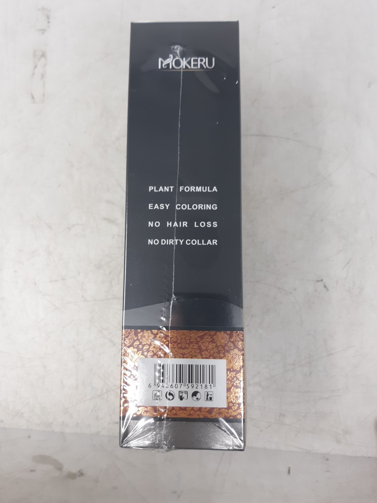 MOKERU Coconut Dye & Shampoo 500ml Permanent Hair Color – Grape Red #4