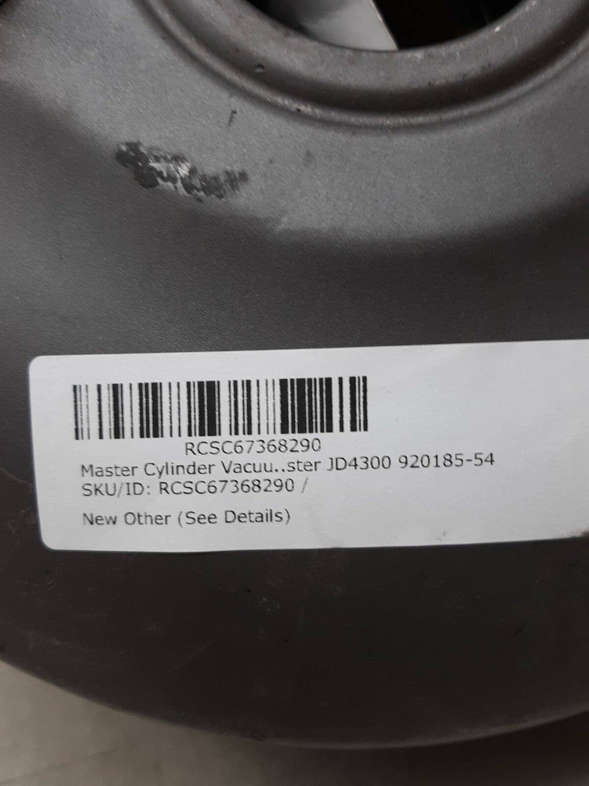 Master Cylinder Vacuum Booster JD4300