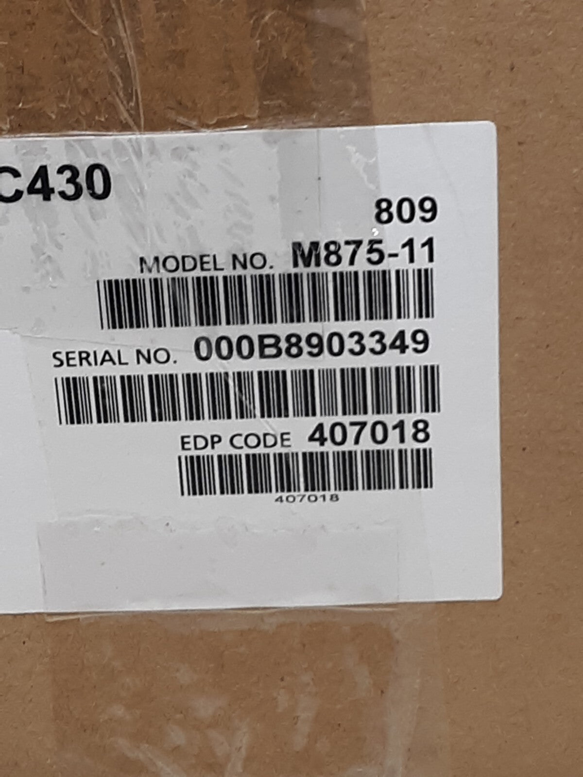 Ricoh 407018 Black Photoconductor Drum Unit SP C430