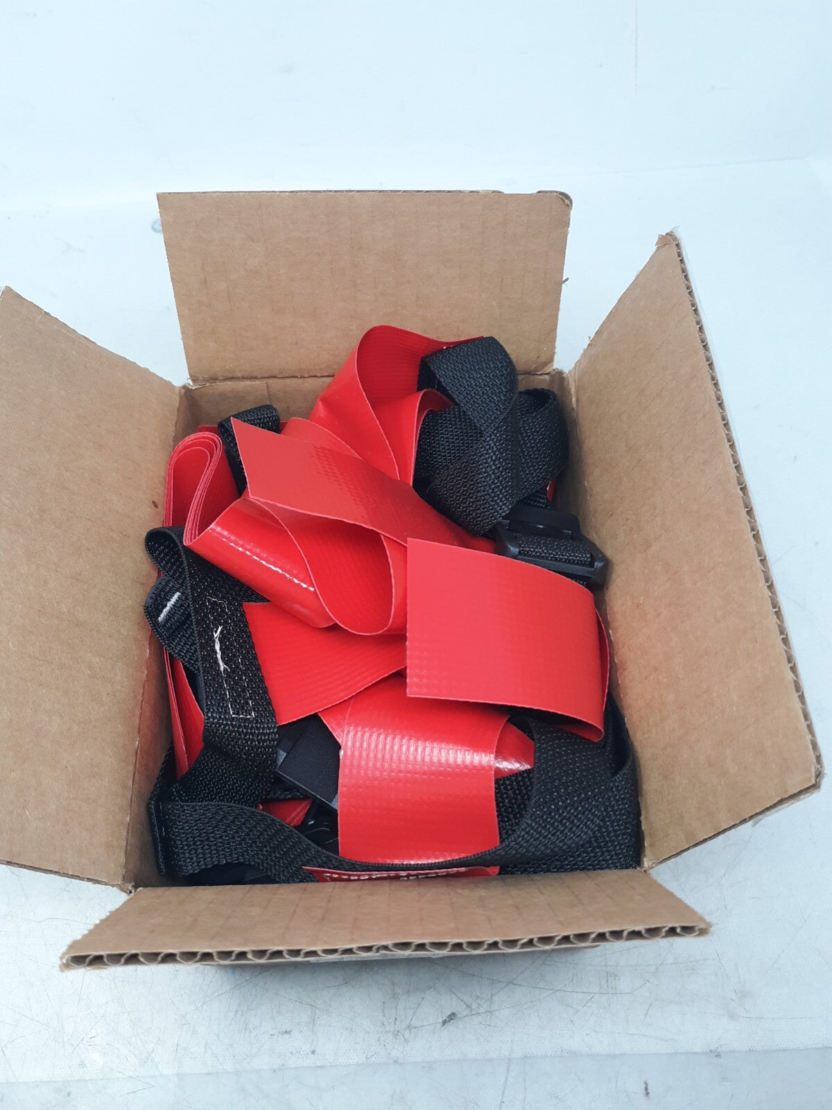 Safety Indicator Tag System Red Straps with Buckle Lot of 10