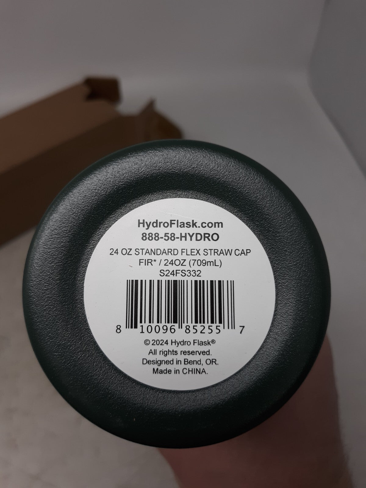 Hydro Flask 24 oz Standard Mouth Bottle with Flex Straw Cap - FIR