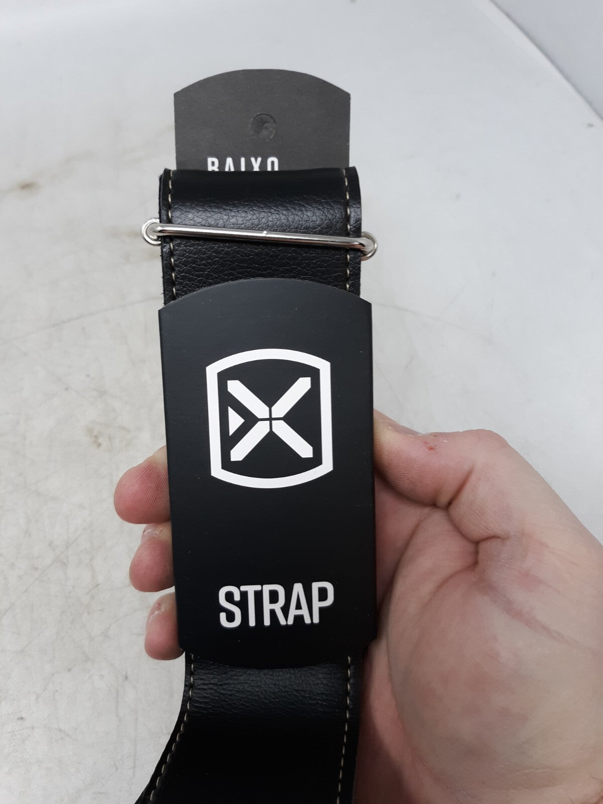 IBOX Supreme CM502 Black Synthetic Leather Guitar Strap