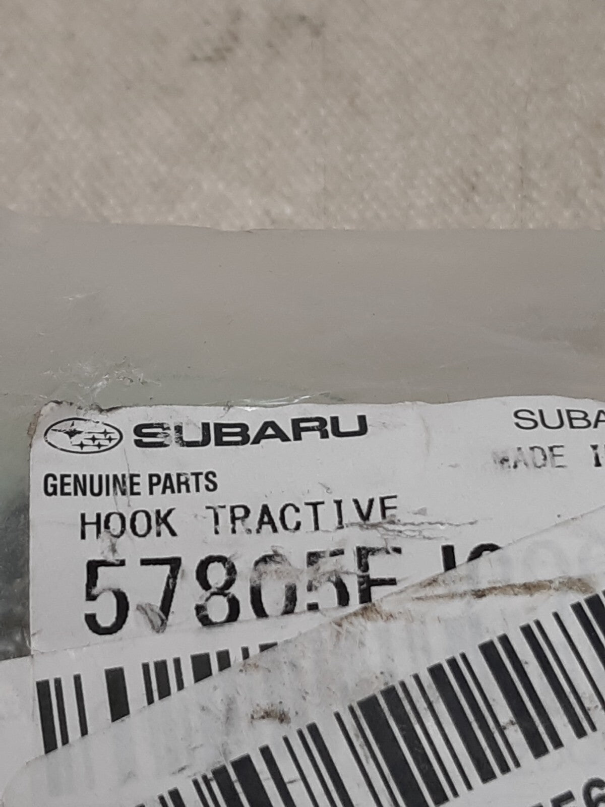 Subaru Front Tractive Tow Hook Impreza Forester BRZ NEW 2008-2018 57805FG000