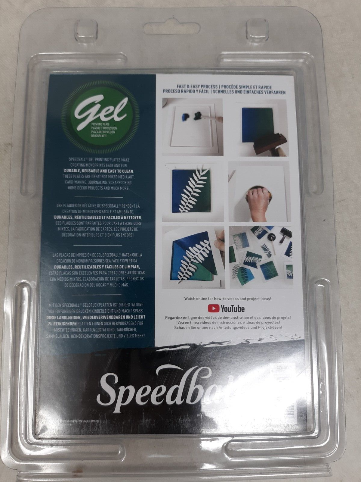 Speedball Art Products SB8001 Speedball Gel Printing Plate 5"X7"
