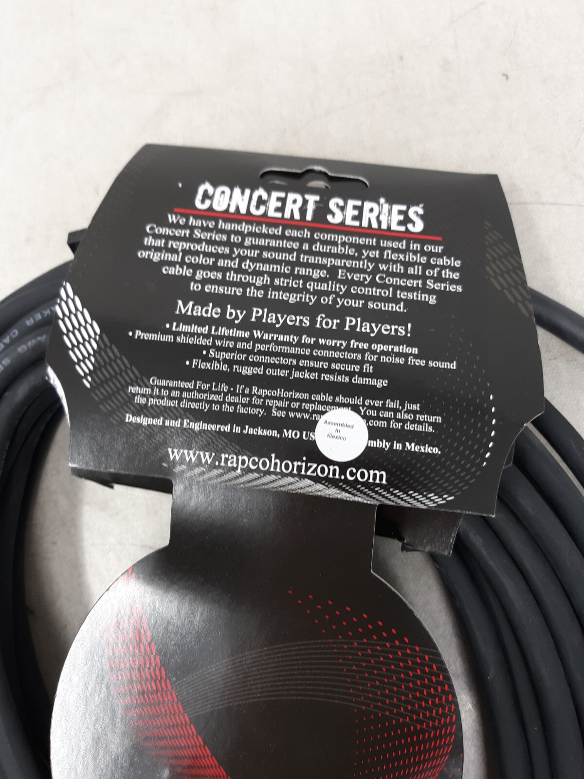 RapcoHorizon H16-25-I 16GA 25FT 1/4 to 1/4 Speaker Cable