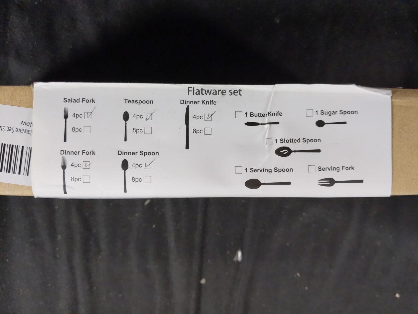 Lorena Flatware Set for 4, 20-Pieces Flatware Silverware Sets. 12880-A08