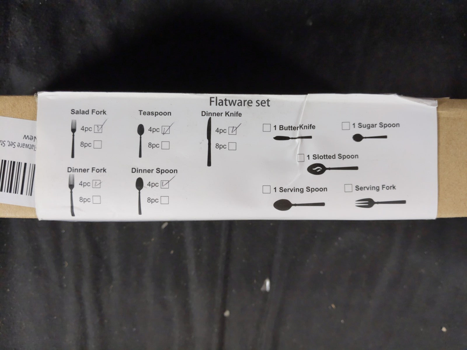 Lorena Flatware Set for 4, 20-Pieces Flatware Silverware Sets. 12880-A08