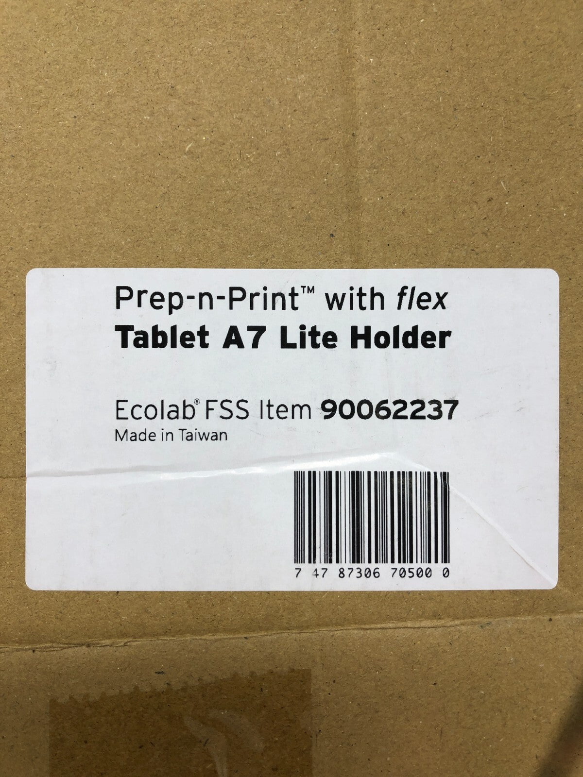 Prep-n-Print with Flex Tablet A7 Lite Holder ~ Ecolab FSS Item 90062237