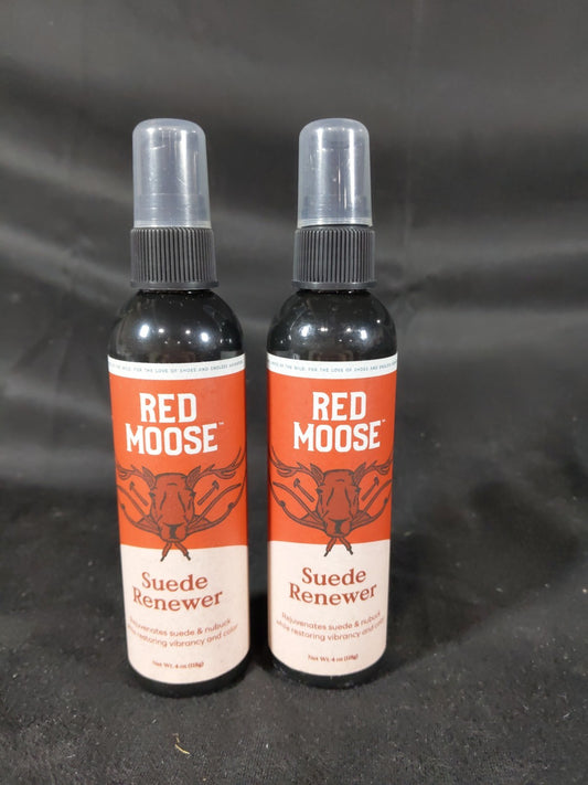 Red Moose Suede Renewer Pump Spray 4 oz Shoe Cleaner and Boot Care Repair 2pck