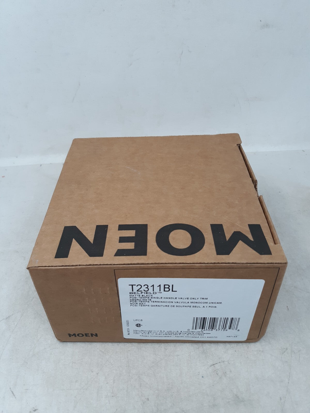 Moen Belfield T2311BL Posi-Temp Valve Trim Kit - Matte Black (Handle Only)