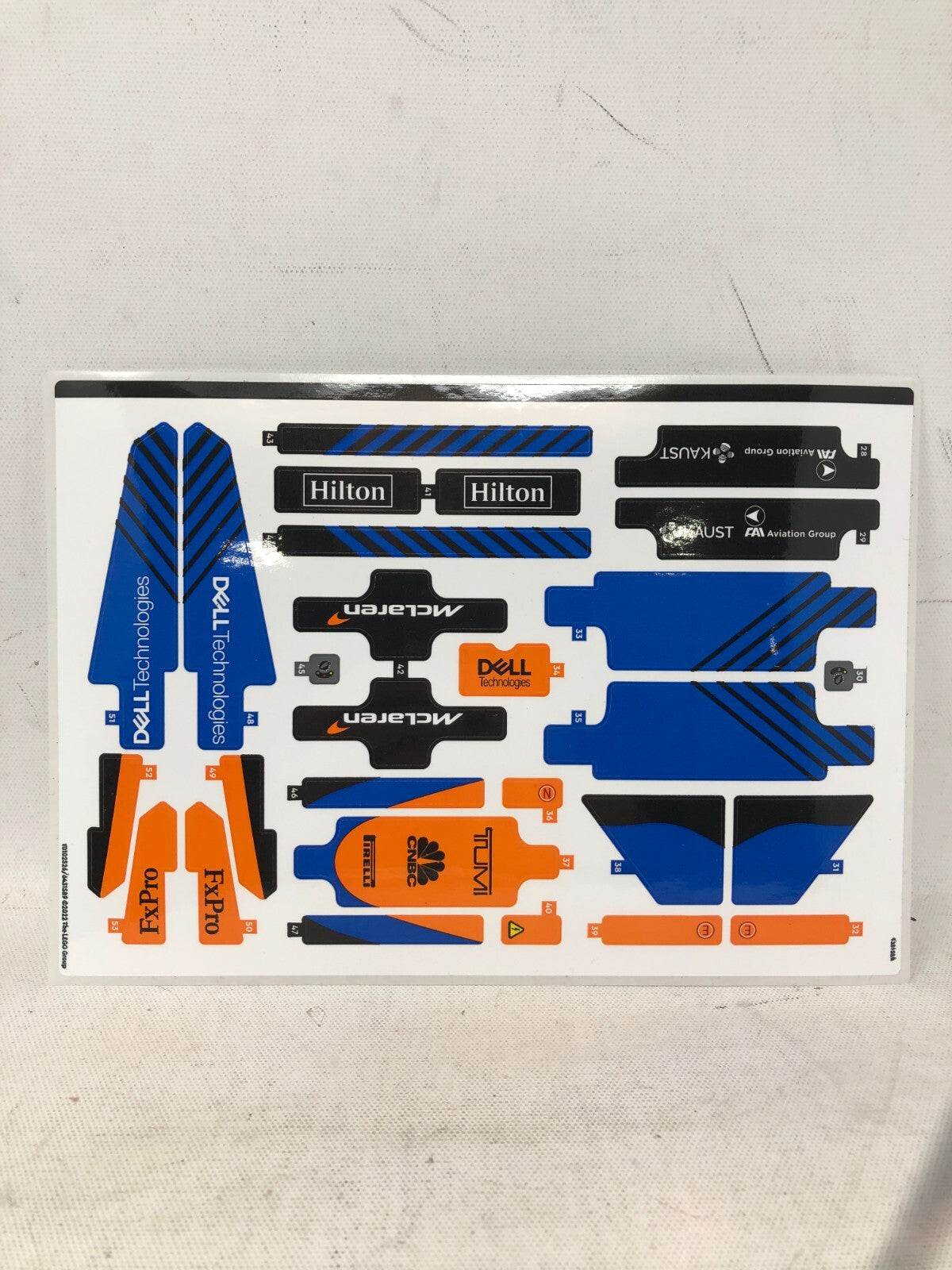 Lego Technic McLaren Formula 1 Race Car 42141 ~ Instruction Manual & Decals