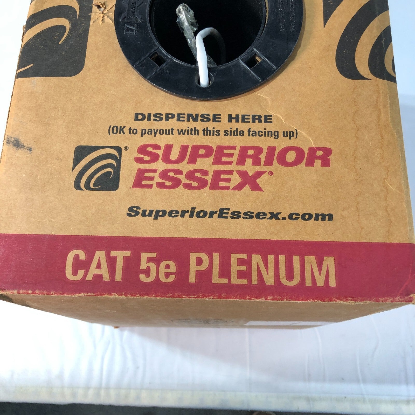 Superior Essex 51-241-48 Marathon C5ECMP White Cable: 148 ft