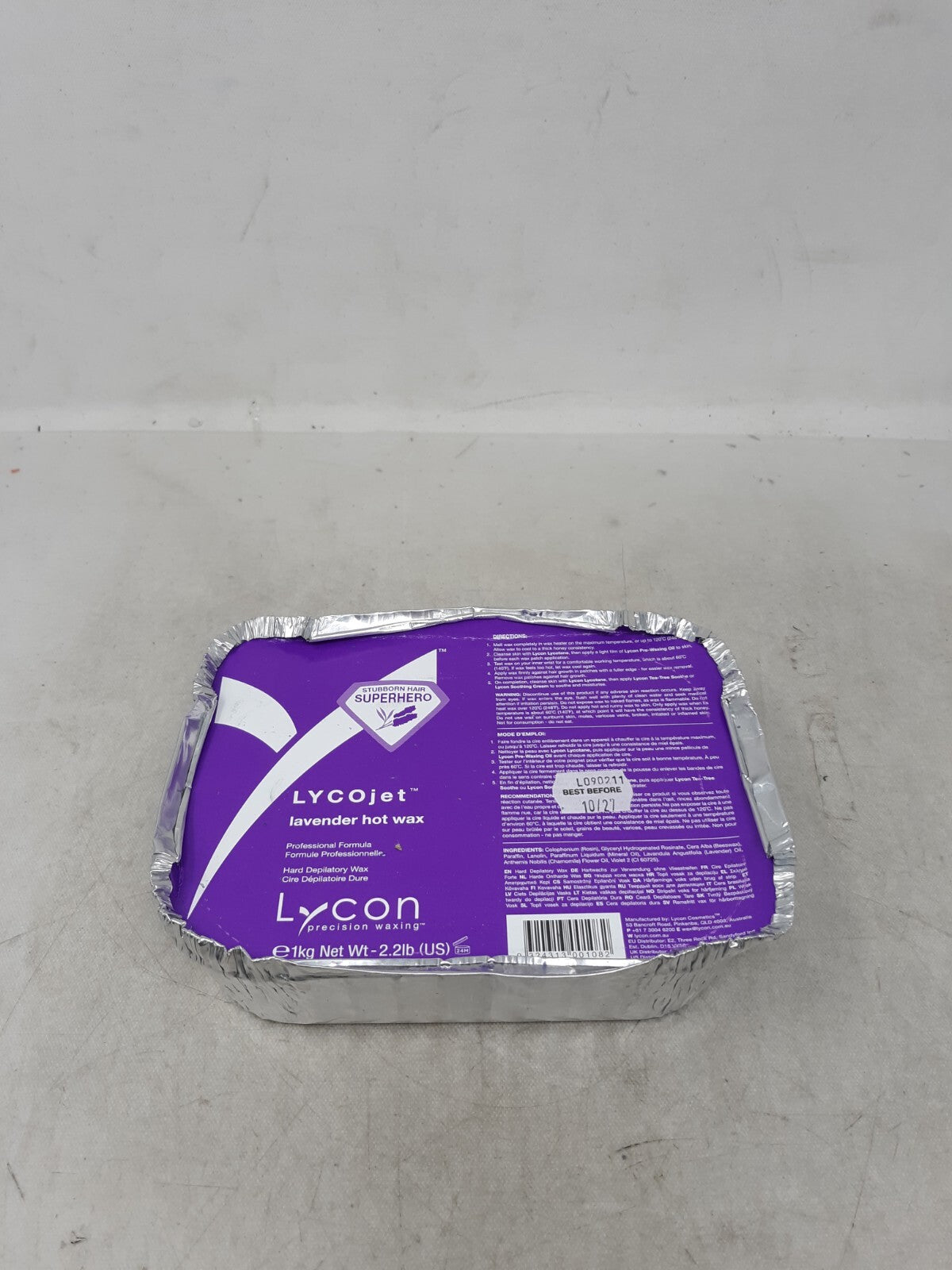 Lycon Wax ~ LYCOJET LAVENDER 1kg / 35oz