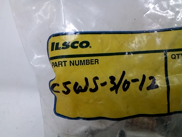 ILSCO CSWS-3/0-12 Compression Lug, Short Barrel 1/2" 3/0 AWG QTY:5