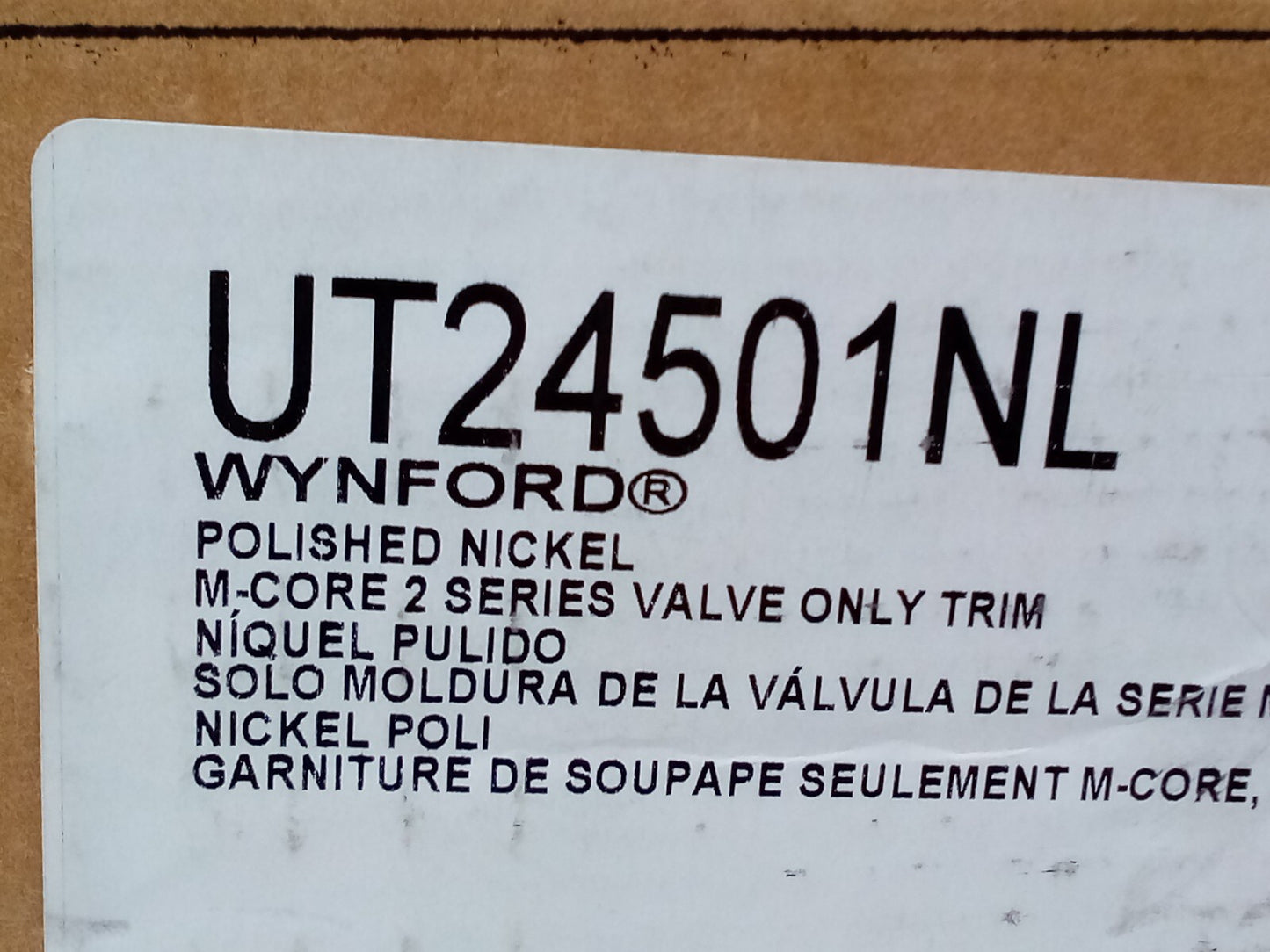 🆕 Moen UT24501NL Wynford Pressure Balanced Valve Single Lever -Polished Nickel