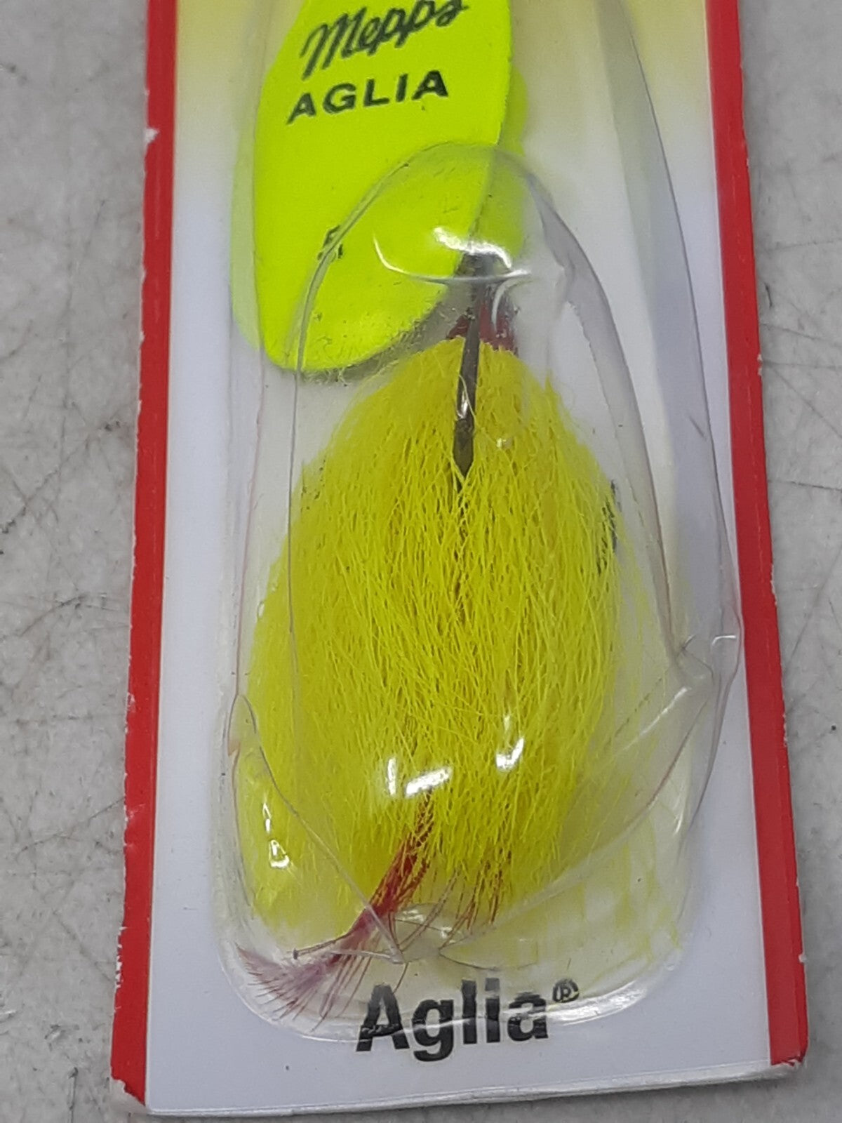 Mepps Aglia B5ST HC-Y Spinner Lure Size 5 1/2oz Treble Hook Hair Skirt USA