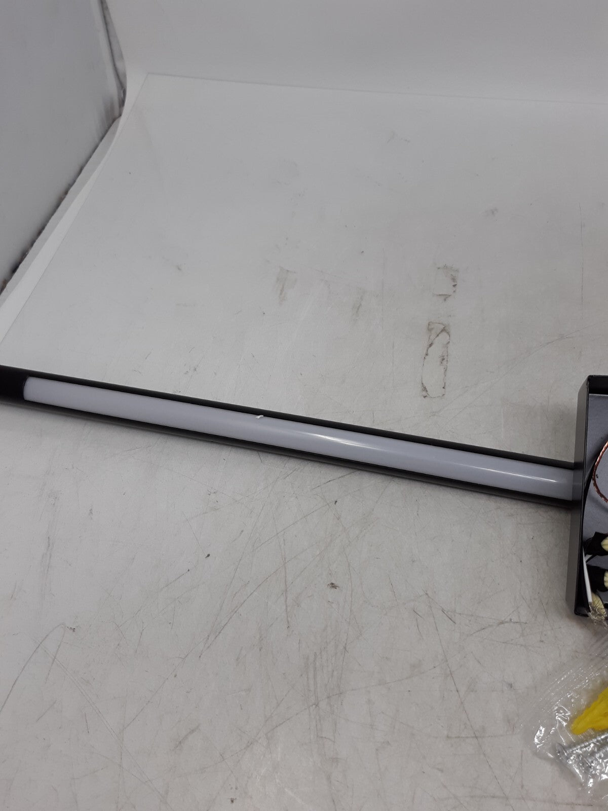 LARTOUSH Modern Wall Sconce Light Fixture – 27.8 Inch, LED, Black (2-Pack)