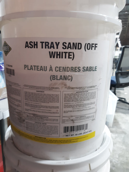Sakrete 120016 Ash Tray Sand (Off White) - 50 Lb. Pail