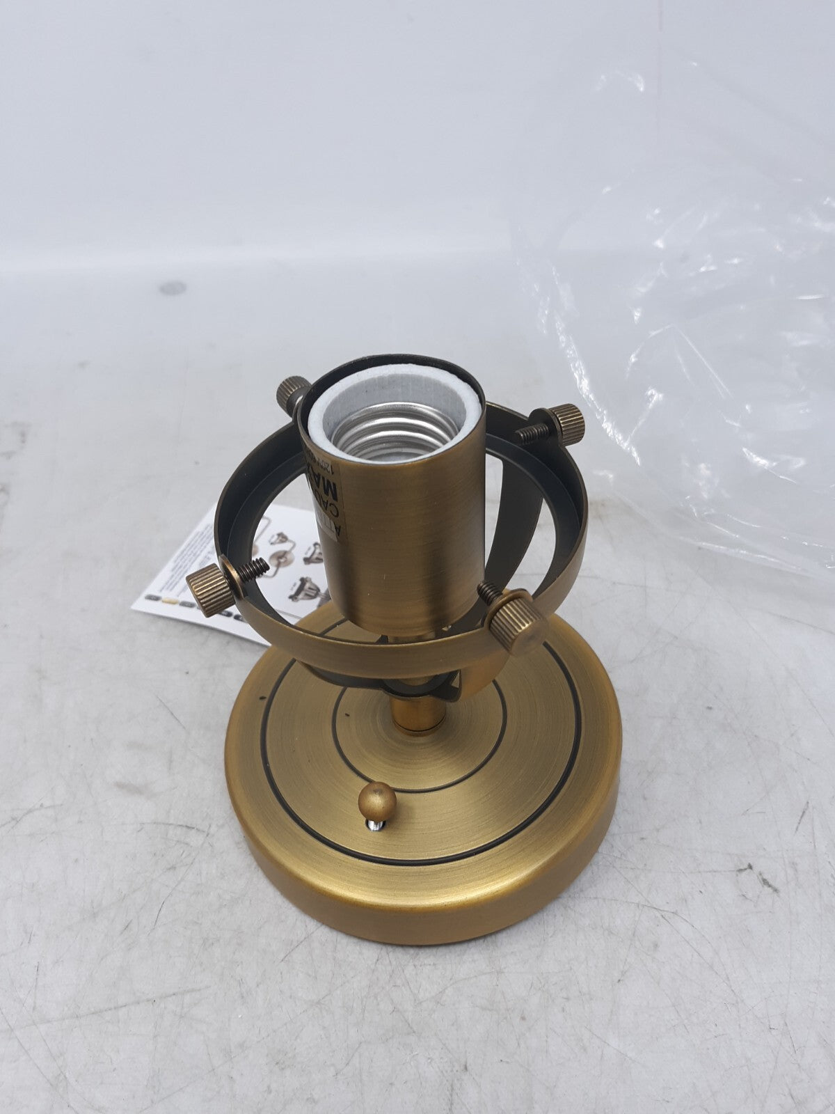 Innovations Lighting Vintage Brass Wall/Ceiling Sconce Fixture E26 Socket