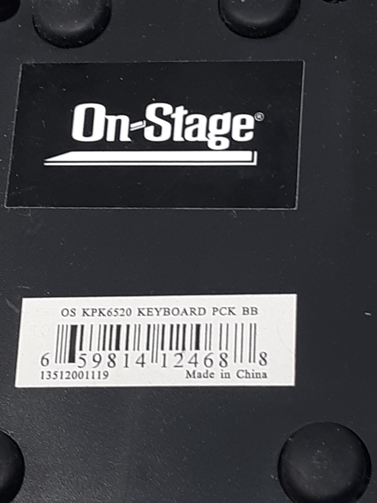 On-Stage KPK6520 Keyboard Sustain Pedal - Universal Footswitch with 1/4" Jack