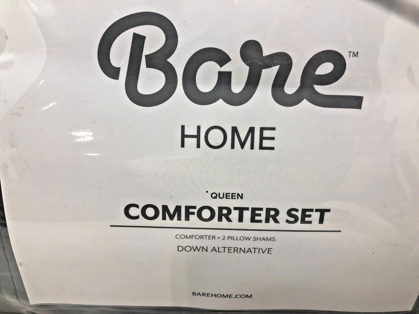 Bare Home Comforter Set - Queen Size - Ultra-Soft - Goose Down Alternative -