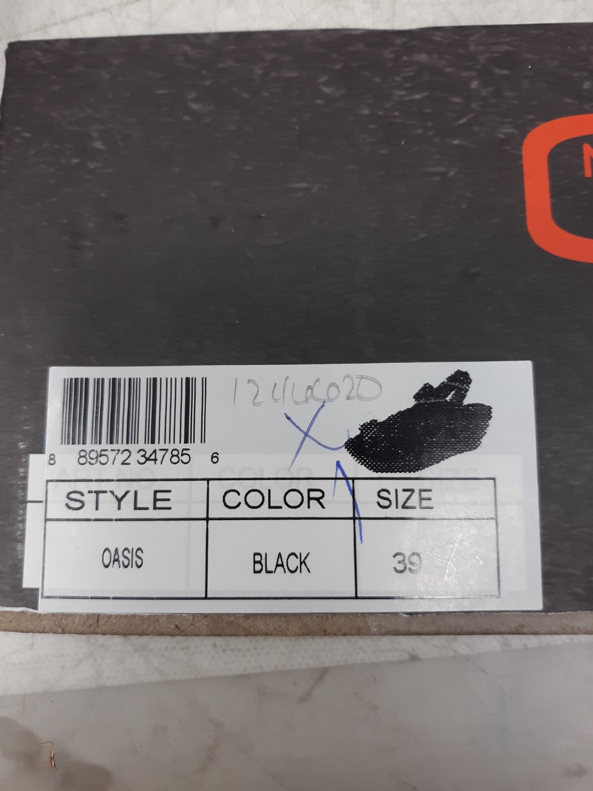 Bernie Mev Wedge Comfort Shoe Black Oasis SZ 39/8.5