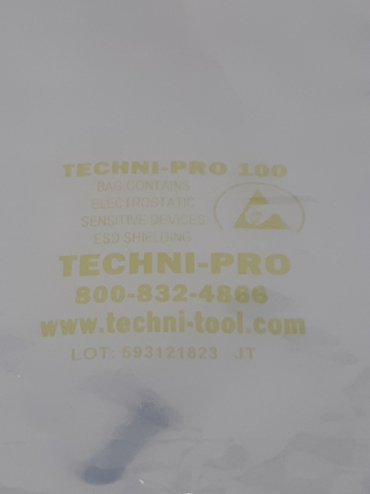Techni-Pro 758ST1824 Bag, Static Shielding, Flat, 18" x 24" 100/Pkg