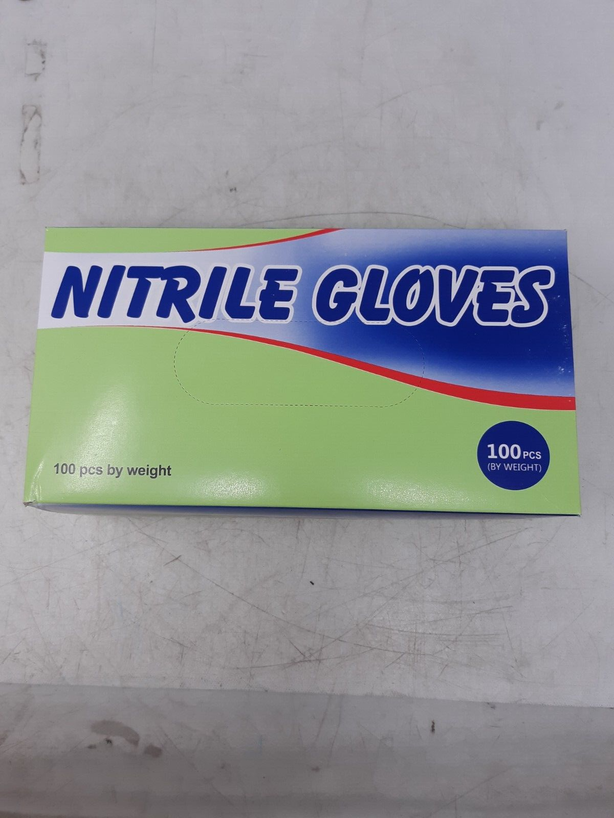 Nitrile Gloves – Powder-Free, Latex-Free, Medium Size, Box of 100 (By Weight)