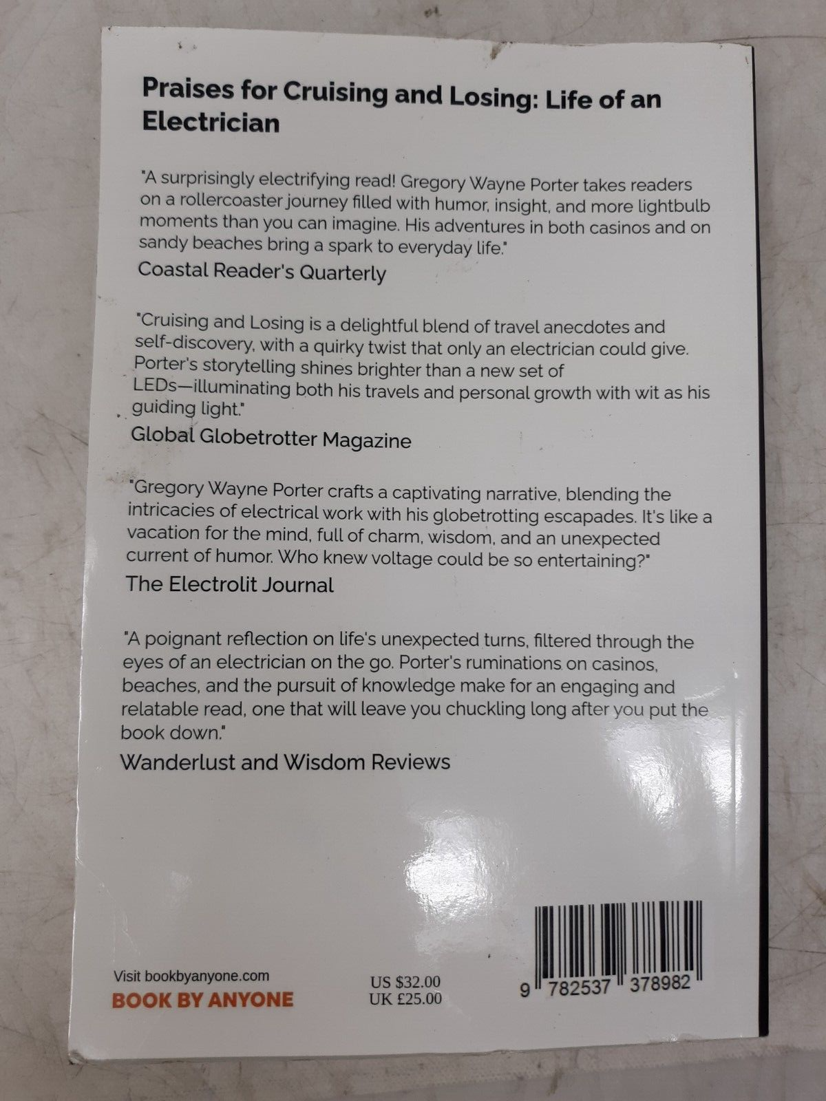 Gregory Wayne Porter - Cruising and Losing: Life of an Electrician (2024, Paperb