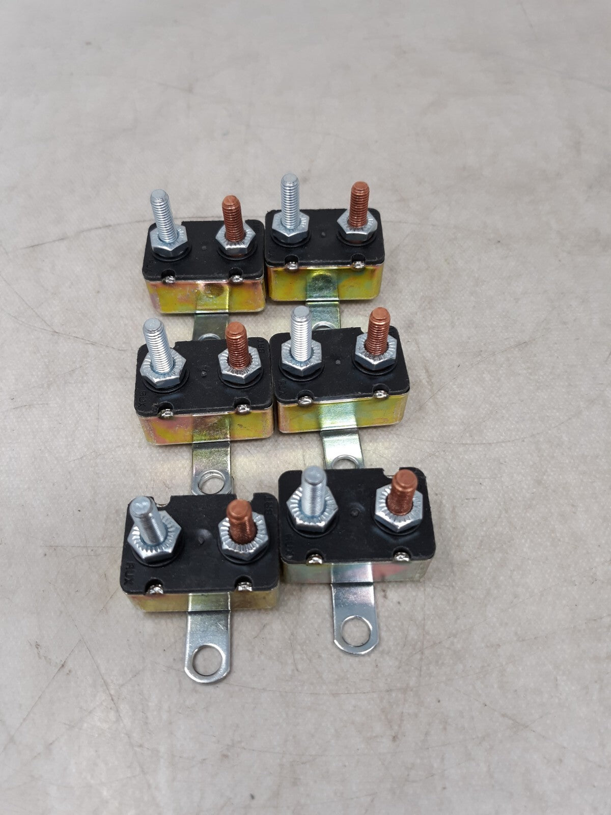 Lot of 10 12v Self Auto Reset Circuit Breaker Stud Style Short Stop 40 Amp