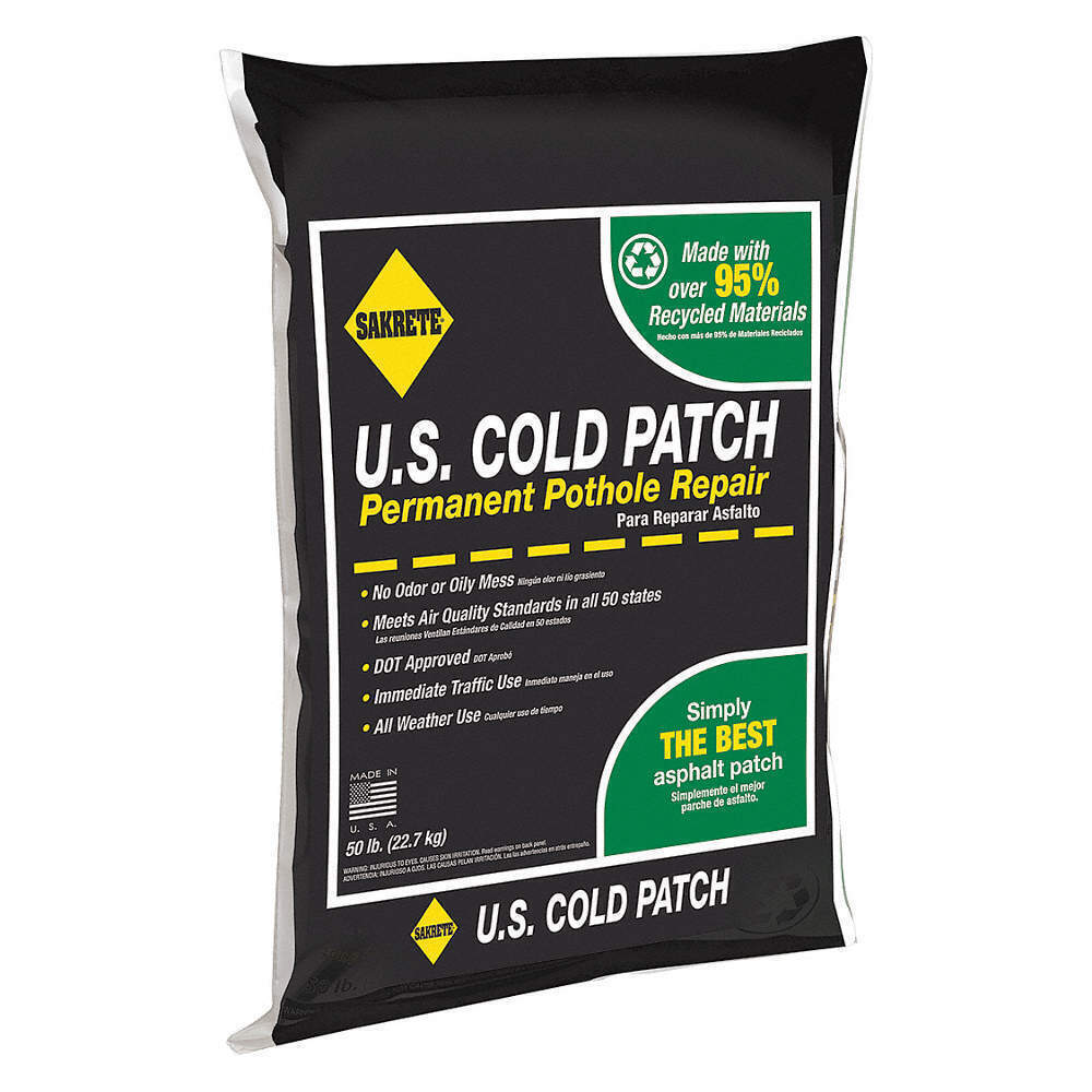 Sakrete Of North America 50 LBS US Cold Patch Permanent Pothole Repair Bag