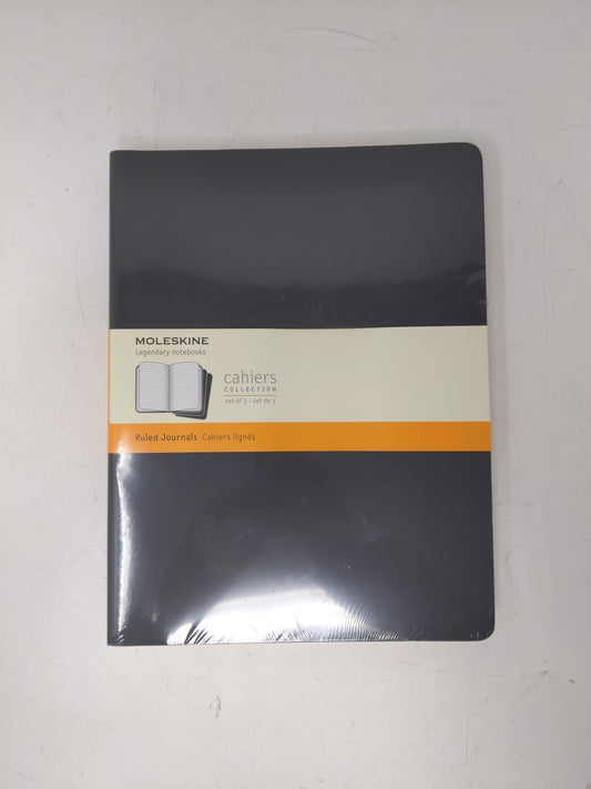 Moleskin Legendary Notebooks (SET OF 3 DEAL) XXL (8.5" x 11") Ruled/Lined